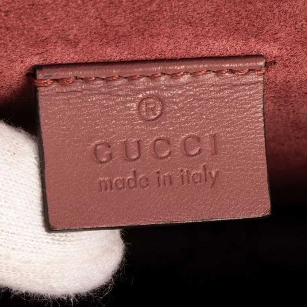 Gucci Blooms Dionysus Beige Burgundy Supreme Canvas Shoulder Bag - Picture 10 of 10